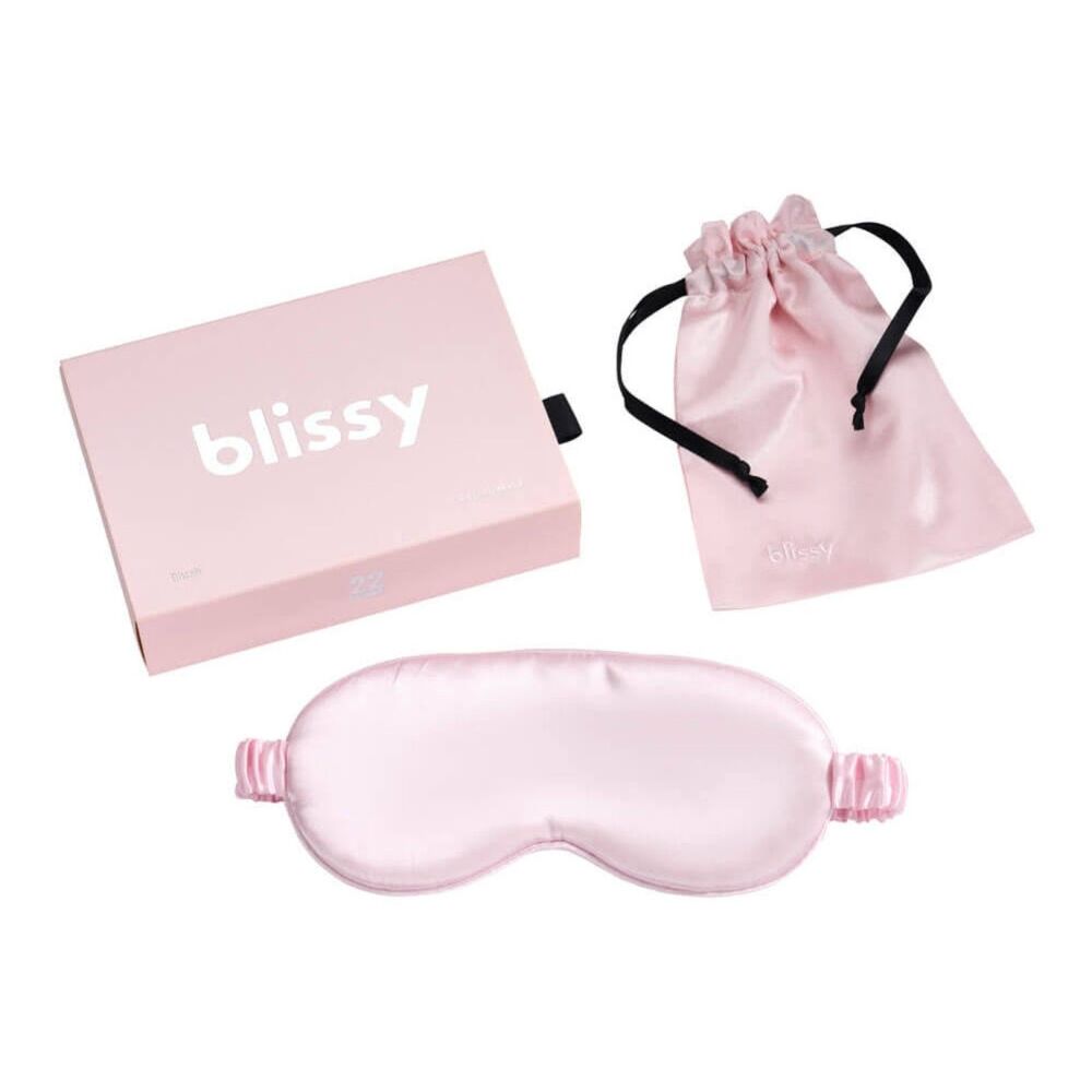 Blissy Silk Sleep Mask Light Pink